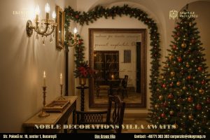 Decoratiuni de Craciun cu eleganță nobiliară în stil interbelic la Eko Group Vila